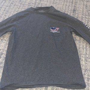 Vineyard Vines hockey tee.